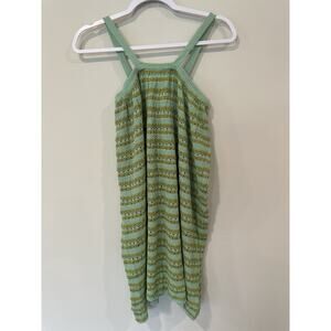 NWT Zara Girls Cream Crochet Swimwear Cover Up Kaftan Dress Size 13-14 2543